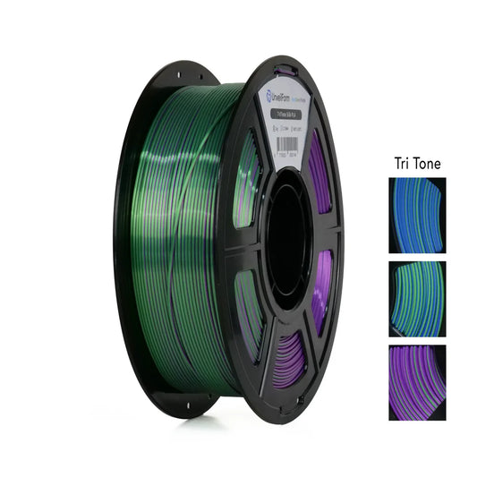 Blue/Green/Purple - Unveil Form Tri Tone Silk PLA