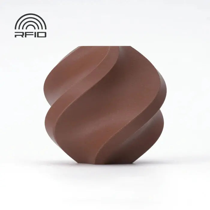 Matte Dark Brown Bambu Lab PLA Basic Filament