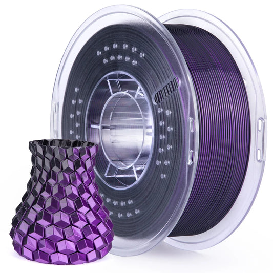 Silk Black Purple
