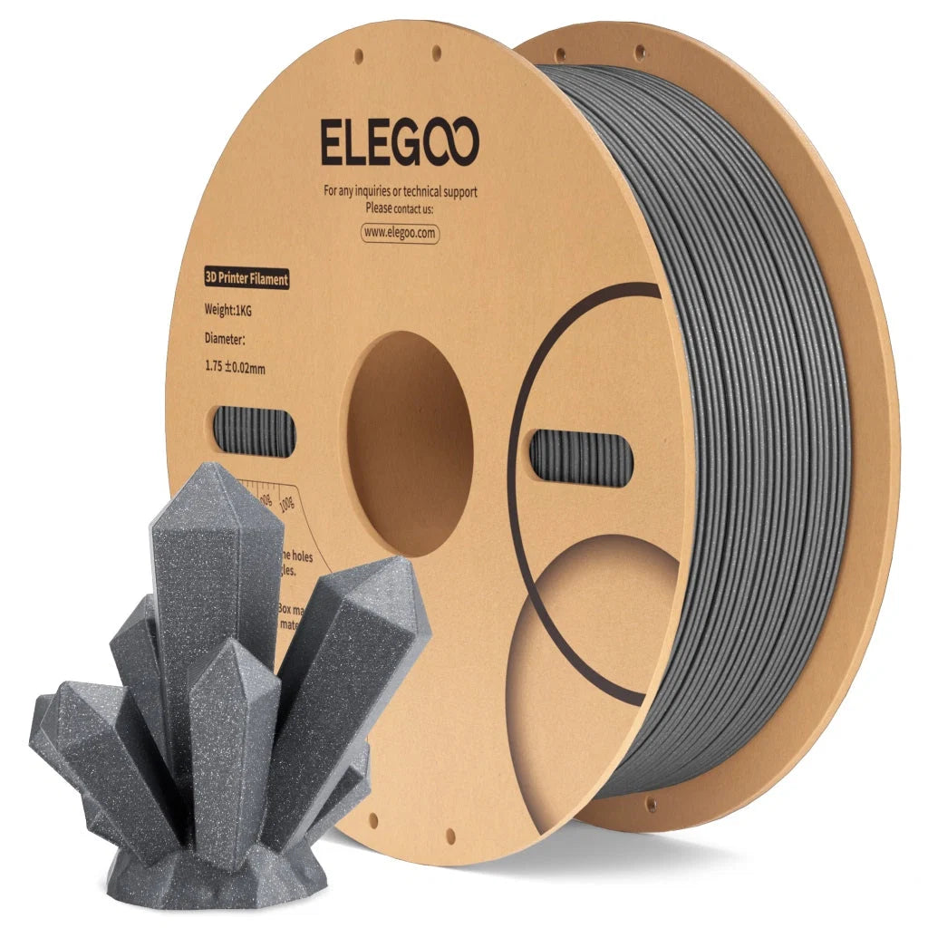 Dark Grey Sparkle PLA