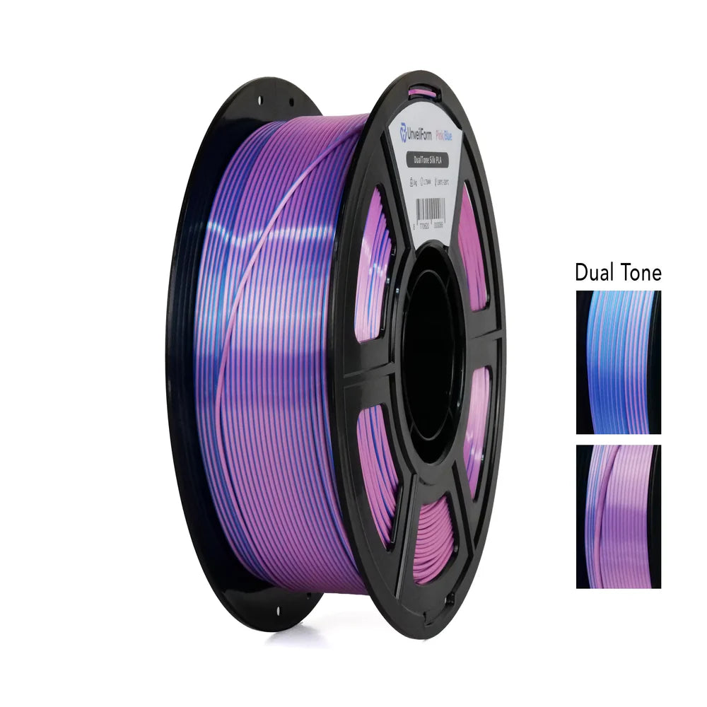 Pink/Blue - Unveil Form Dual Tone Silk PLA