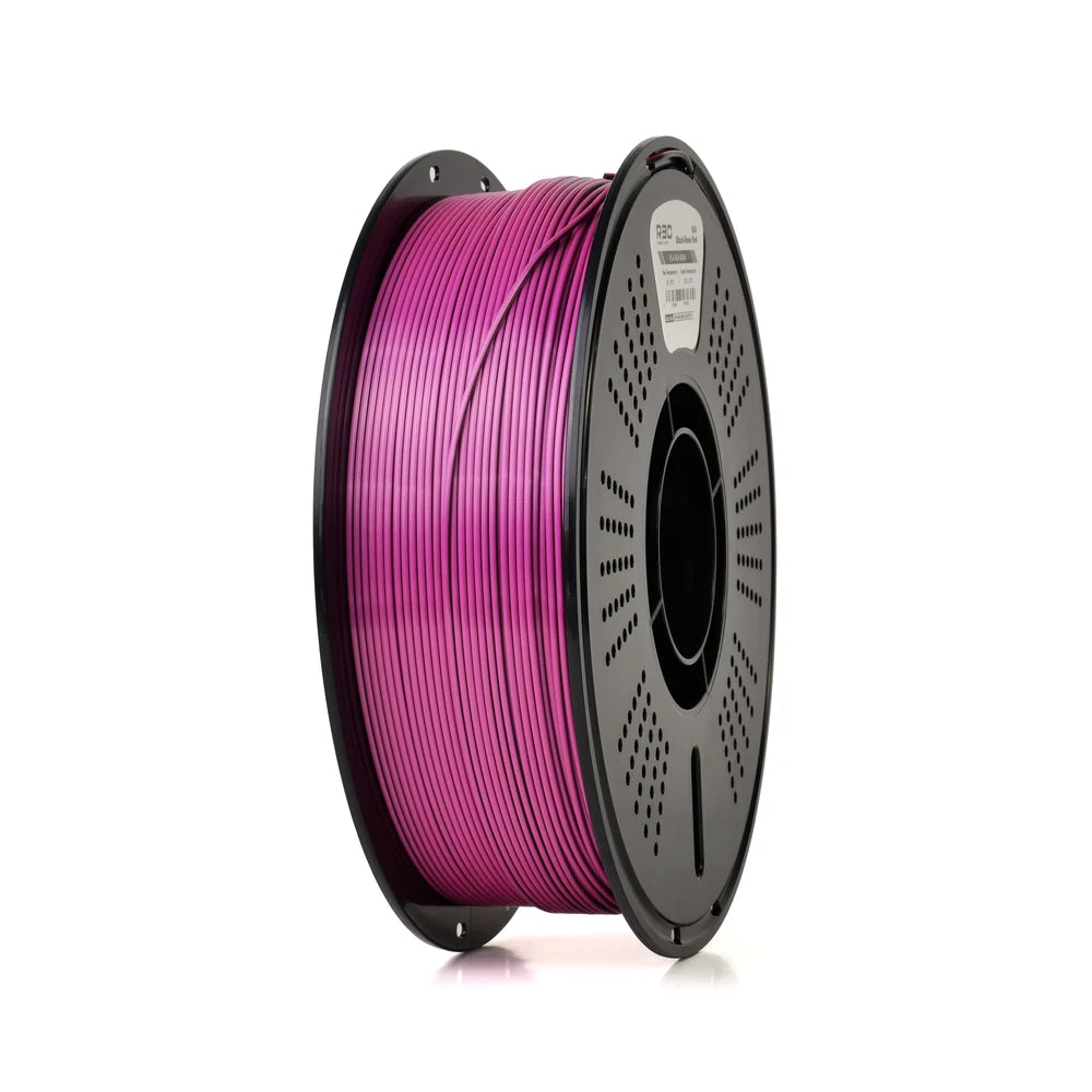 Black/Rose-Red - R3D Dual Colour Magic Silk PLA Filament