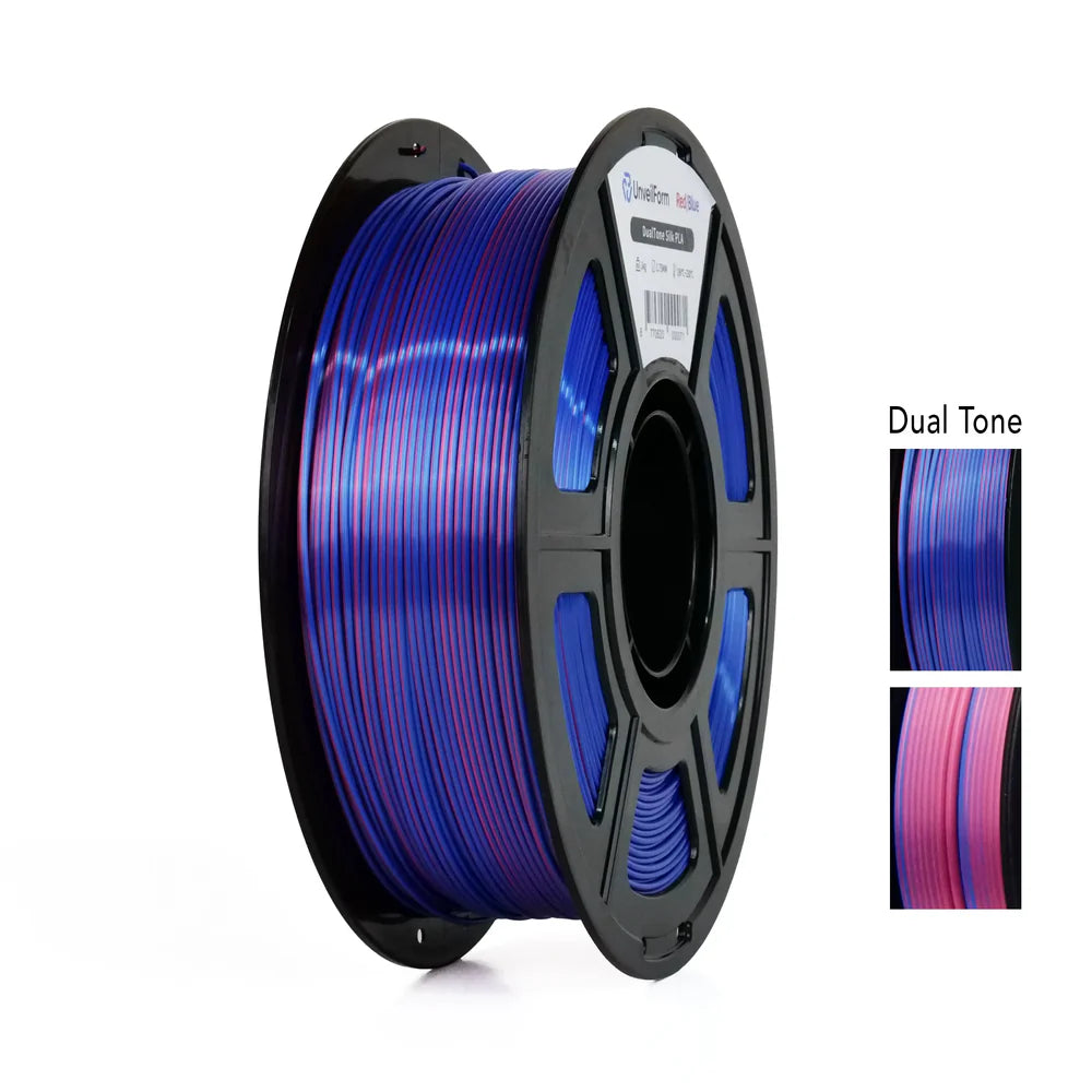 Red/Blue - Unveil Form Dual Tone Silk PLA
