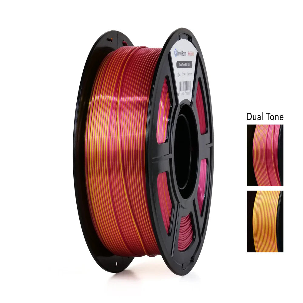 Red/Gold - Unveil Form Dual Tone Silk PLA