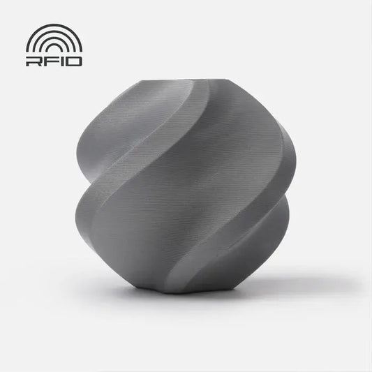 Silver Bambu Lab PLA Basic Filament (Refill)