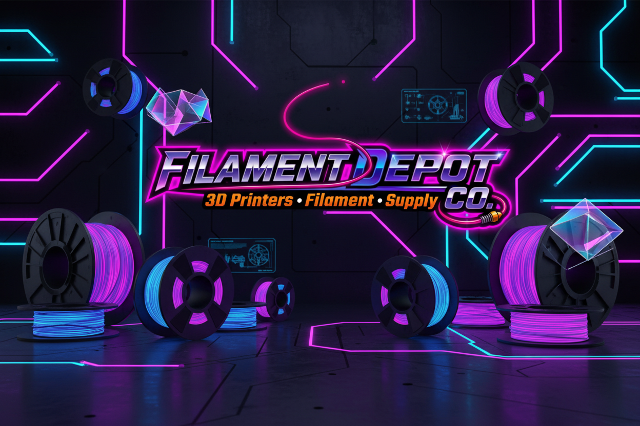 Filament Depot Co Neon Hero Banner